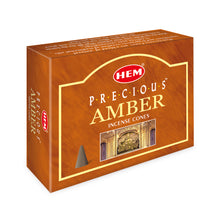 Load image into Gallery viewer, Precious Amber Incense Cones - Pack of 12 (5800584347805)
