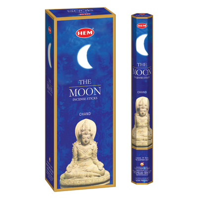 HEM The Moon Incense Sticks - Pack of 6 (20 Sticks Each)